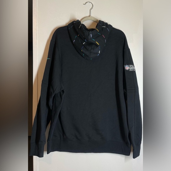 Nike Black New York Jets 2023 NFL Crucial Catch Club Pullover Hoodie - Picture 3 of 8